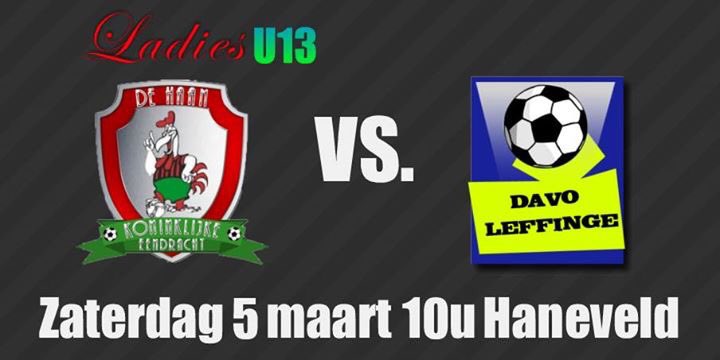 LadiesDeHaan's tweet photo. #ladiesdehaan U13 ontvangen zaterdag Leffinge thuis om 10u #GoLadies https://t.co/dpELIM1nME