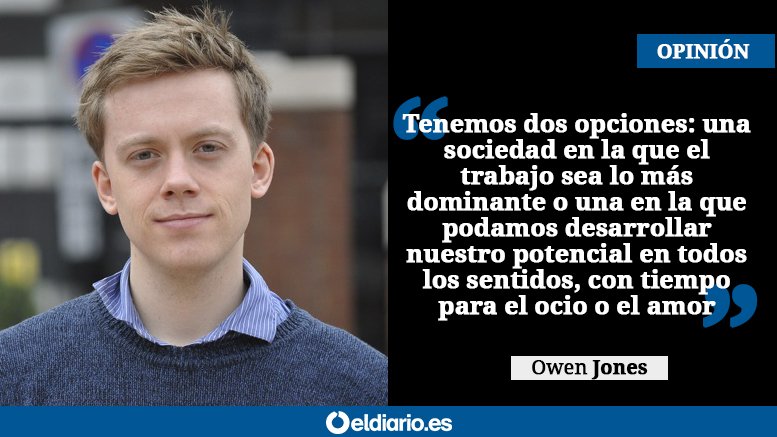 eldiarioes's tweet photo. OPINIÓN | Deberíamos esforzarnos por trabajar menos, no hasta que el cuerpo aguante https://t.co/c3iR1Baw7T https://t.co/OTSPfrcFKU