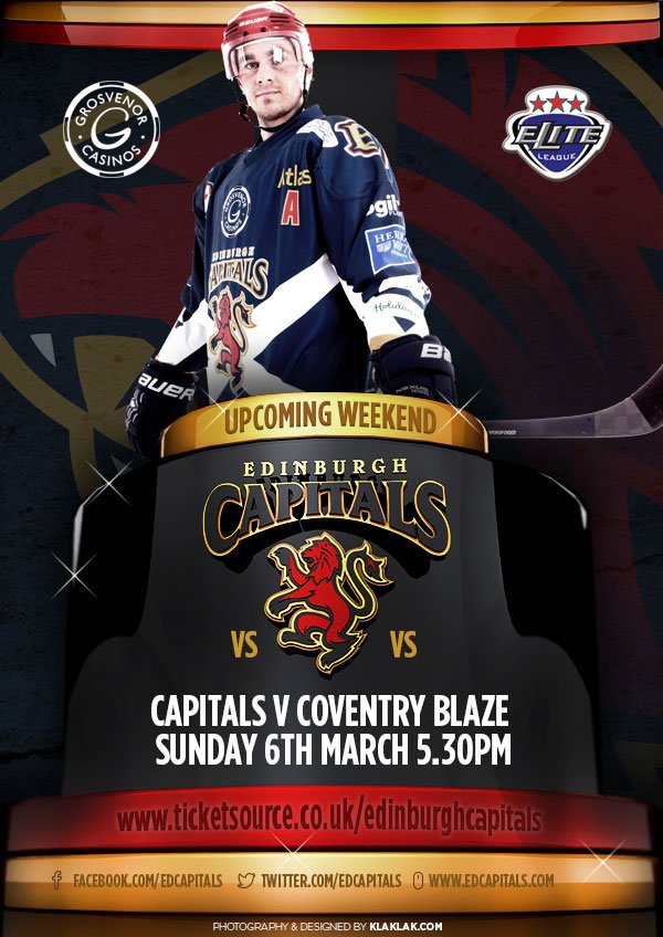 edcapitals's tweet photo. Caps v @covblazehockey Sun 6th March 5.30pm.Tix on door or at https://t.co/mLQFrSWBYo https://t.co/IeBuZQdxWz