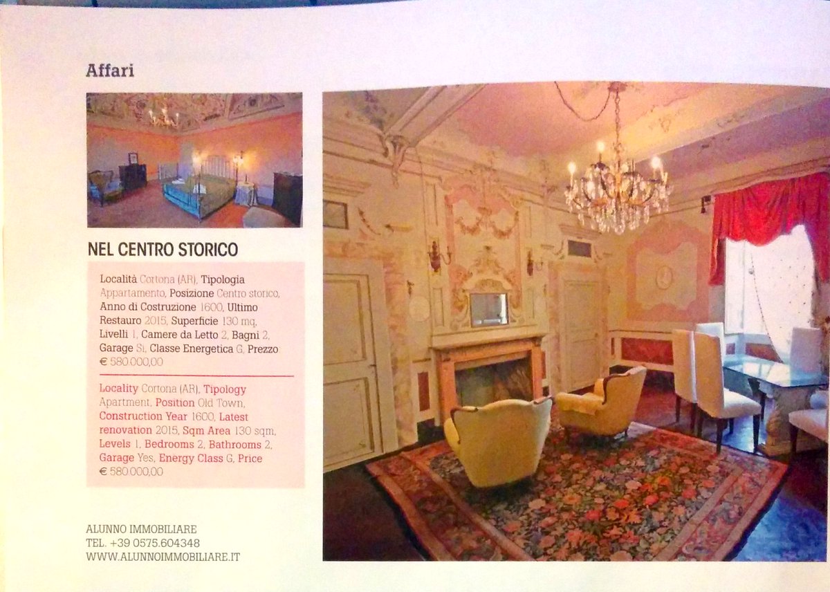 CortonaProperty's tweet photo. La rivista #Ville&amp;Casali dedica 20 pagine a #Cortona nel numero di Marzo.
Noi ci siamo! #realestatecortona https://t.co/72o9IL7hE6