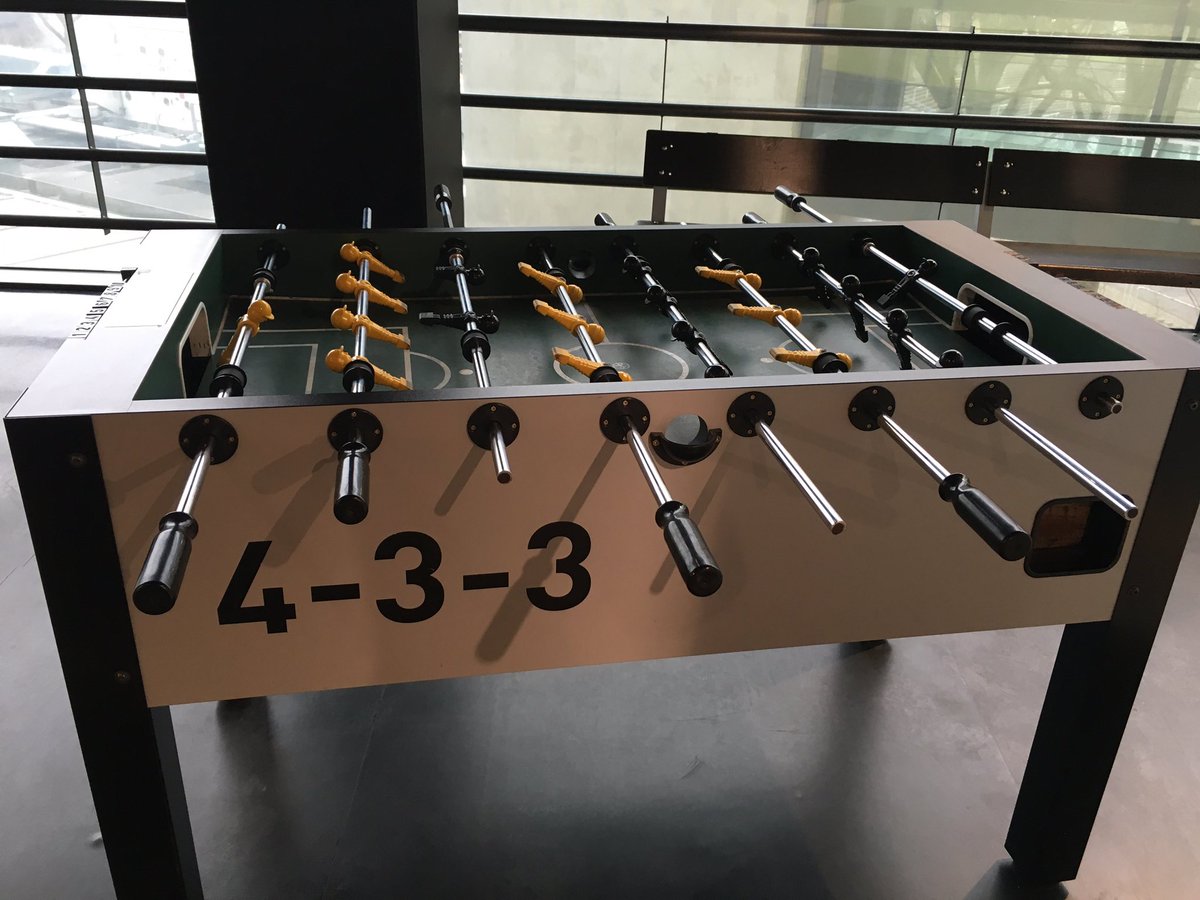 Even table football is more tactically advanced in Germany
