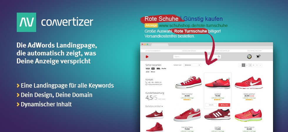 convertizer_com's tweet photo. https://t.co/BjjUXxg8el
#t3n #convertizer #AdWords #landingpage #ecommerce #onlinemarketing #sea #sem https://t.co/1KsWu7s4tb