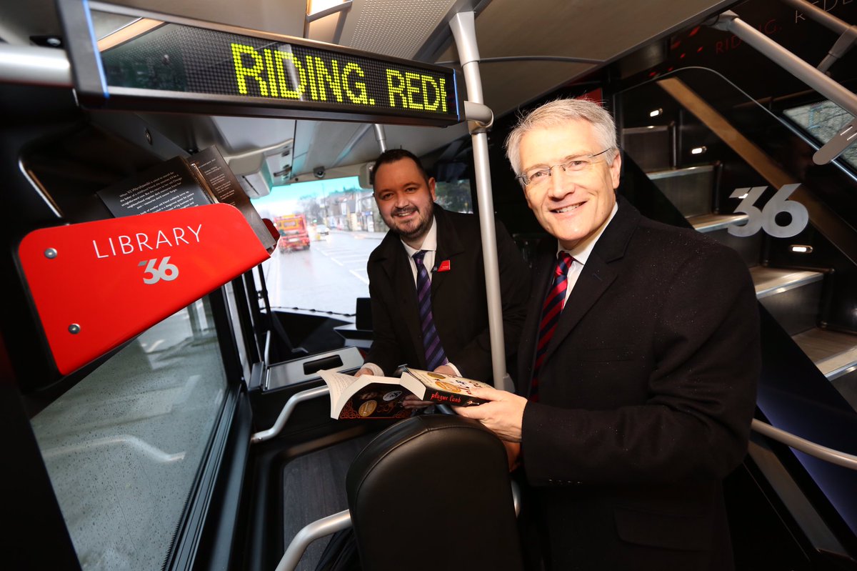 harrogatebus's tweet photo. Did you take a read and swap any books on #Library36 for @WorldBookDayUK ?! #RidingRedefined #the36 https://t.co/ANdWa00Mht