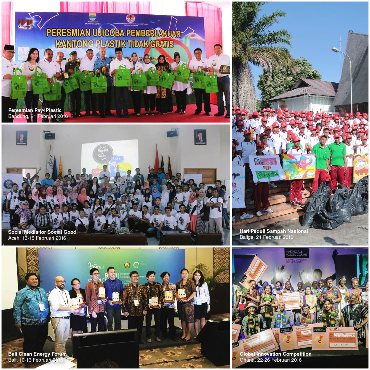 Sekilas beberapa kegiatan Kami di Februari 2016. Selalu optimis utk lebih baik dari hari kemarin:).
#GInfo