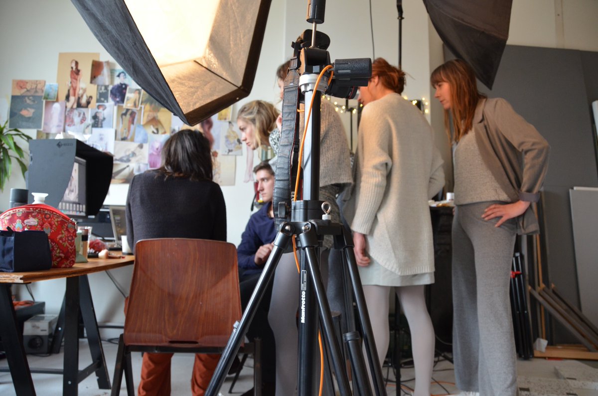 Something is sizzling behind the scenes at the #studio of #photographer Aisha Zeijpveld with Studio KNOL, stay tuned