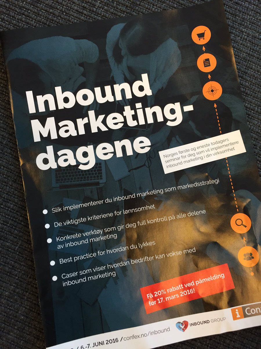 kitorvik's tweet photo. Inbound marketing dagene.. Really!! 😂😂 #inboundmarketing https://t.co/T1IJ5aC3mr