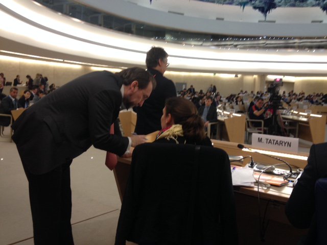 IDA_CRPD_Forum's tweet photo. #hrc31 @HC saluates SetarekiSMacanawai #PacificDisabilityForum &amp; Ms Tataryn @HI for their relevant presentations! https://t.co/2eNzi7Y8g3