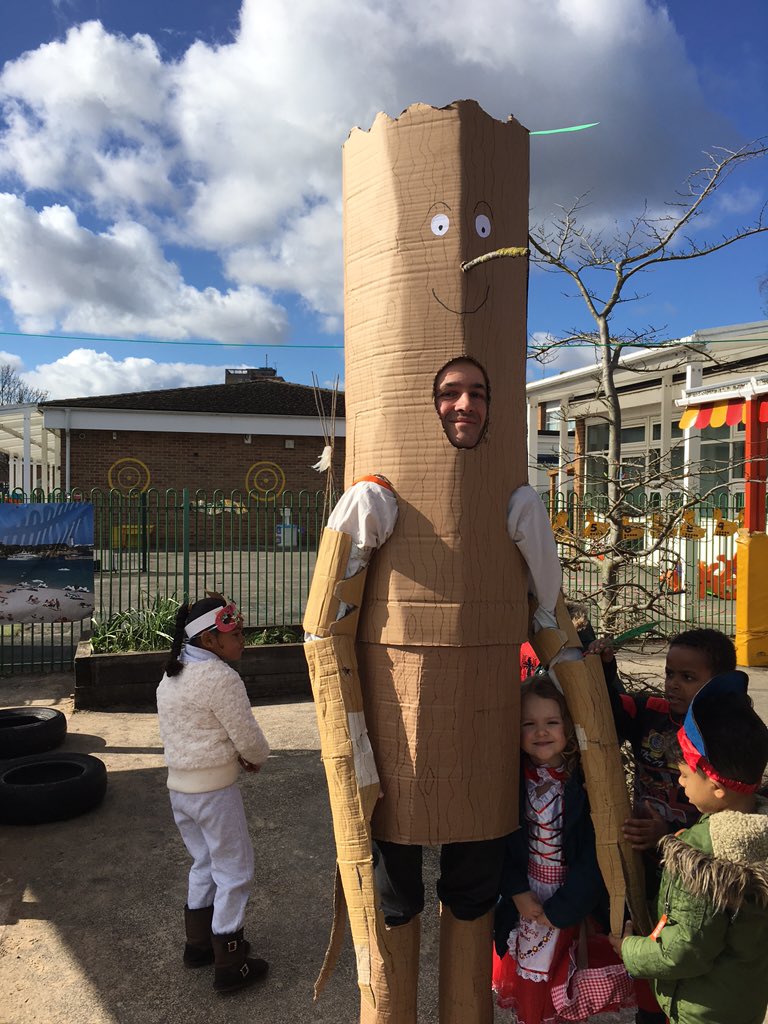 The Stickman came to visit us today!