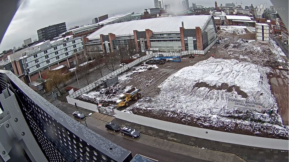uom_mecd's tweet image. It's been snowing today - here's a great shot from our webcams of a rather snowy MECD site!