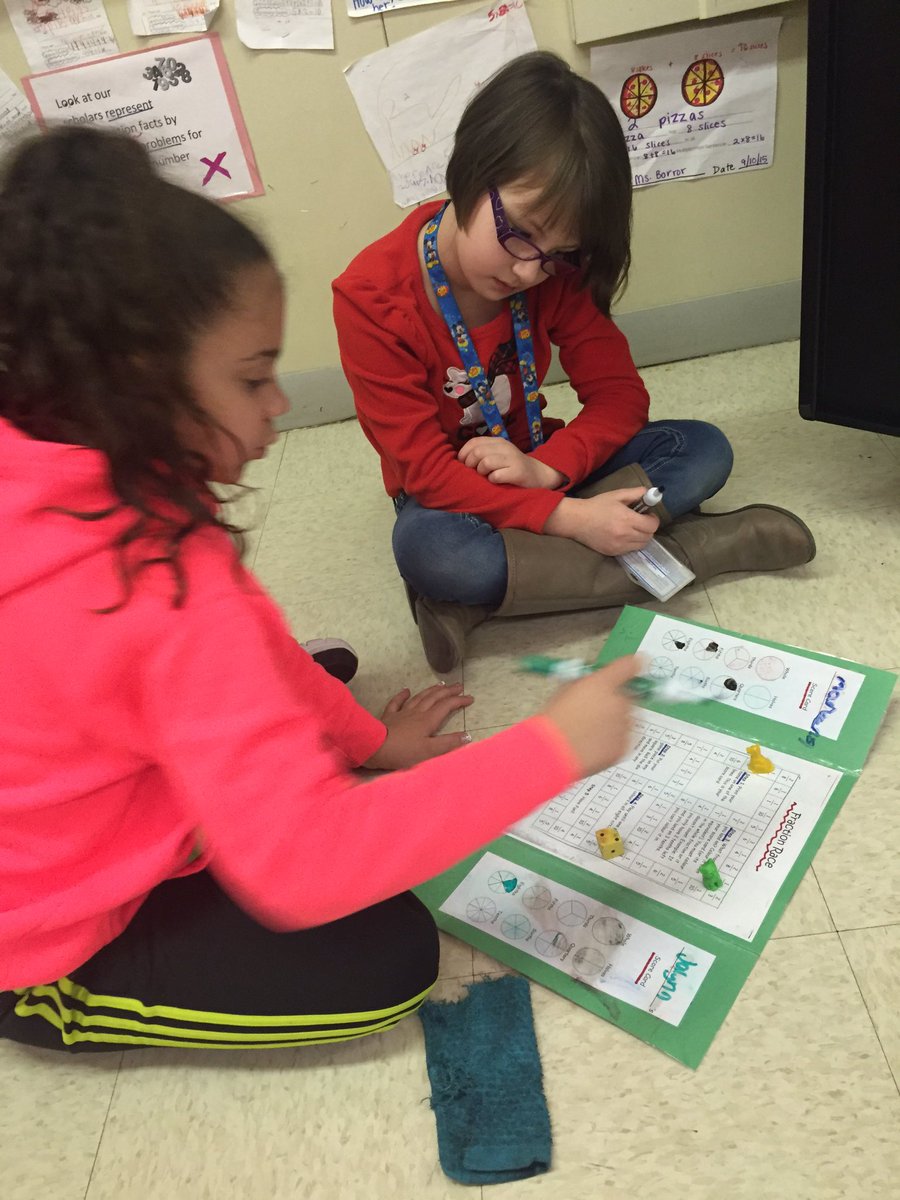 MsRMeyer's tweet photo. #HALFDAYMATHDAY #mathcenters #mathgames #multiplication #division #fractions #reasoning #explain #smps @JoePulvino https://t.co/ZwBogaY4p8
