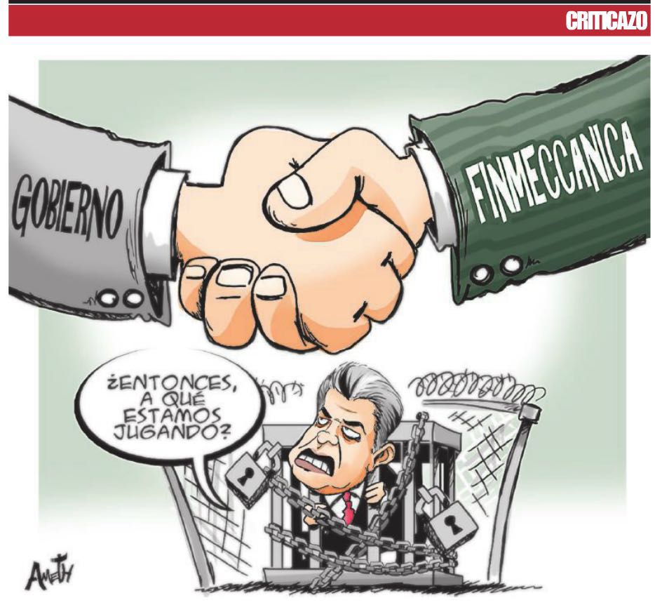 HJSANTOSRUDAS's tweet photo. @JC_Varela y Gob difaman a #Finmeccanica, luego hacen acuerdo, no comprendemos xq aún #JRM y #Garus siguen Presos? https://t.co/hjwLTWzpOo