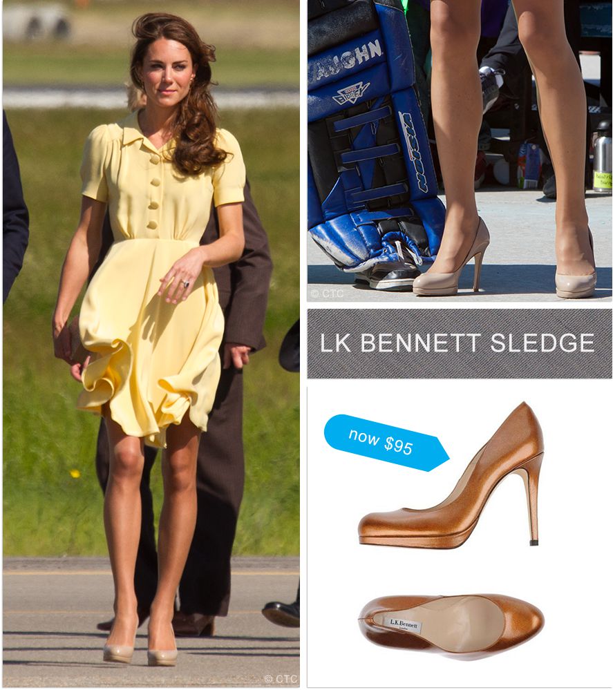Kate Middleton Style 👸🏻 on Twitter: LK Bennett Sledge pumps in bronze are now reduced to $95 at Yoox > https://t.co/9WEsqSFtY3 https://t.co/0eeBl465oB" / Twitter