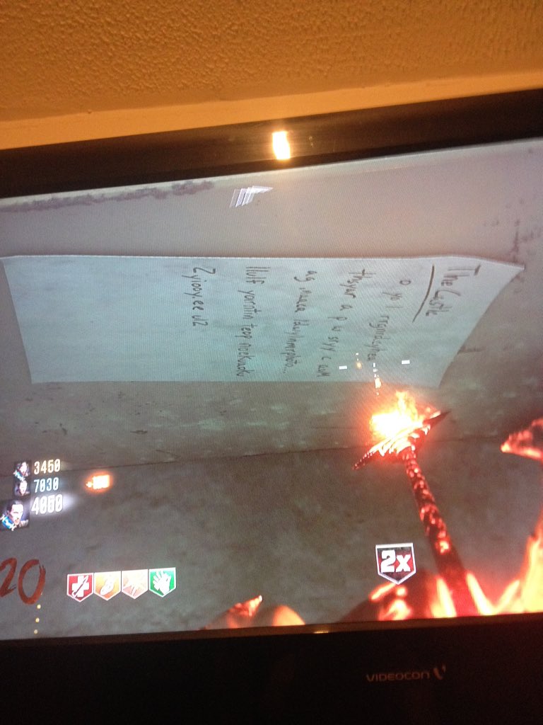 GamerJake155's tweet image. Don't know if this has been found yet,but I've found a cypher underneath this table 😃?