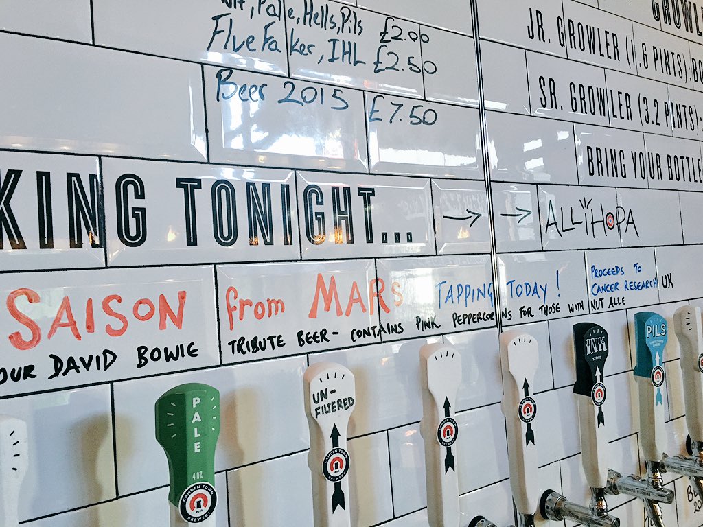 CamdenBrewery's tweet photo. ⚡️Come try our #PilotKit red saison at the Brewery Bar tonight to raise money for @CR_UK - rumours are it's great!⚡️ https://t.co/VYdRWednMt