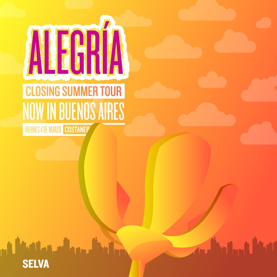 HOY HOY HOY #ALEGRIABUENOSAIRES - #arte #bandas #djs - Consigue tus #eTickets passline.com/eventos/alegri…