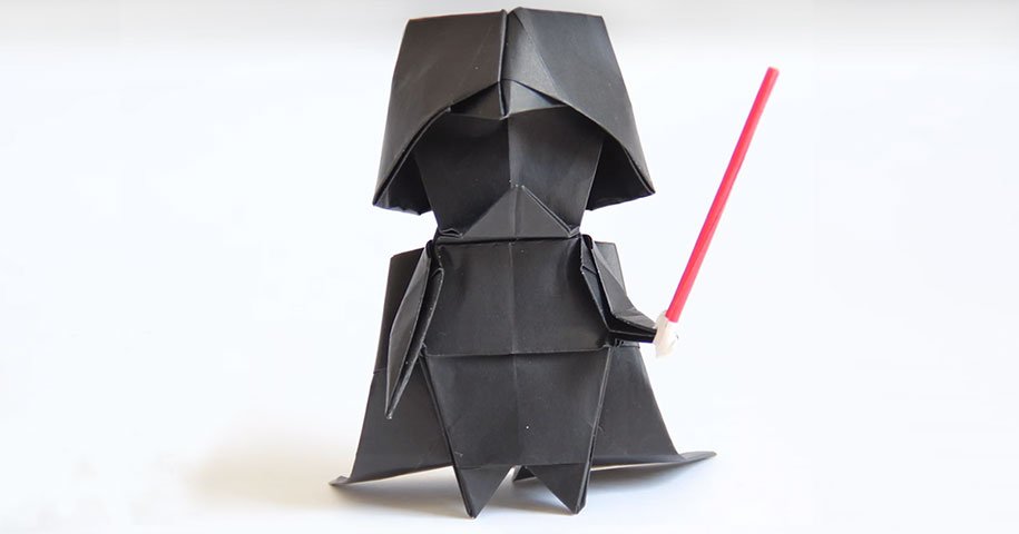 #Paper Power! Making Darth Vader: A Step-By-Step Origami Tutorial #Design #Print #Starwars buff.ly/1nldNAs