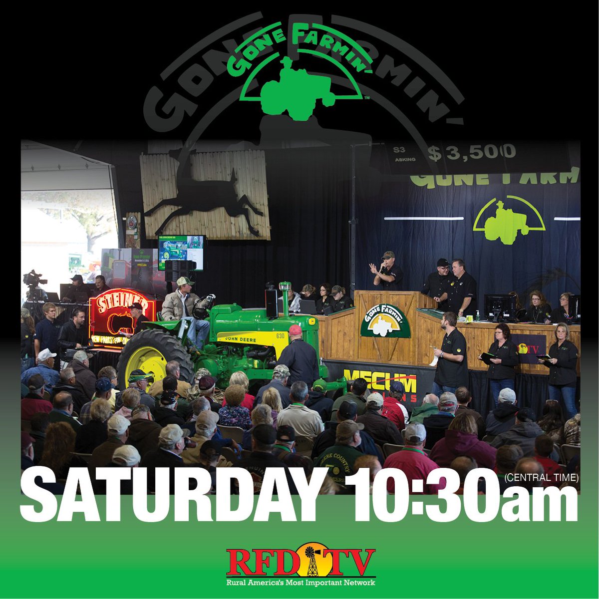 It's almost tractor time! Check out the #GoneFarmin show on <a href="/OfficialRFDTV/">RFD-TV</a> Saturday morning at 10:30 am (CT).