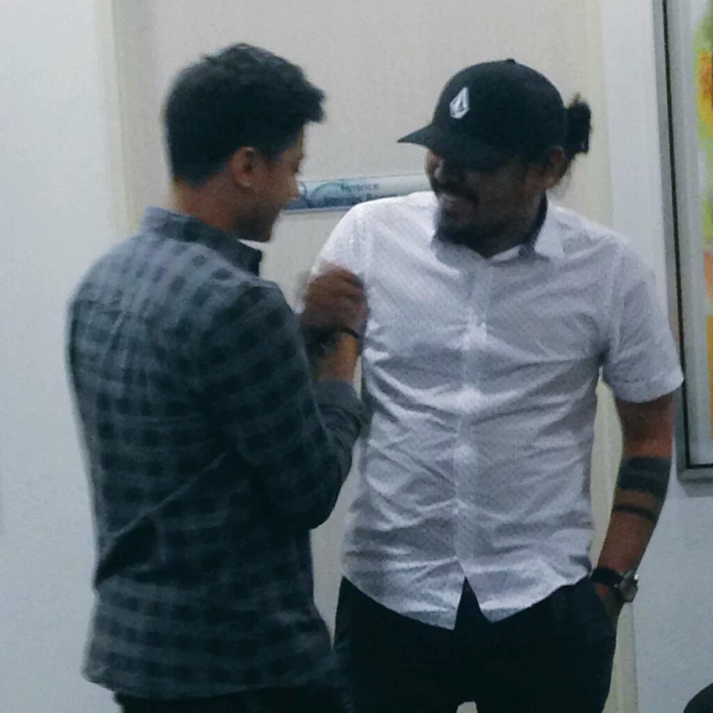 teamKATHNIEL's tweet image. DJ and Direk @danvillegas!  #VoteKathrynFPP #KCA © @dearscarjames