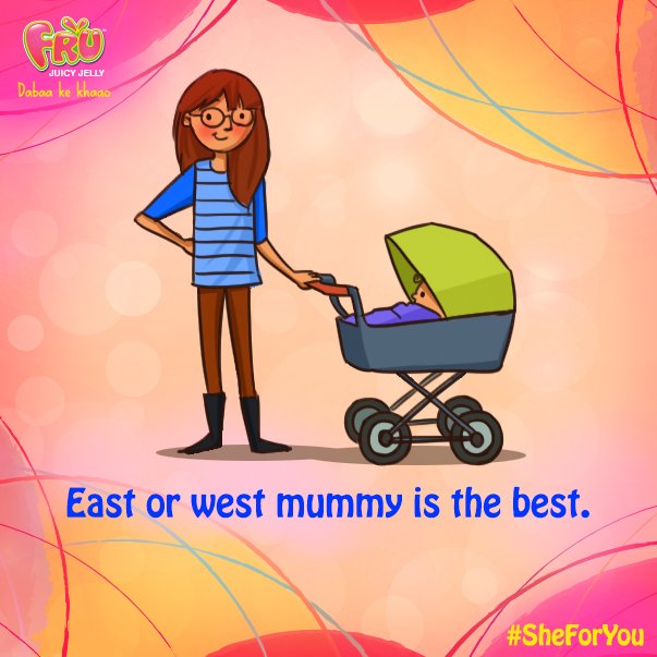 FruJuicyJelly's tweet photo. Yummy food, caring nature and lots of love. Does your mom motivate you to do great things in life? #SheForYou https://t.co/j855LewqM5