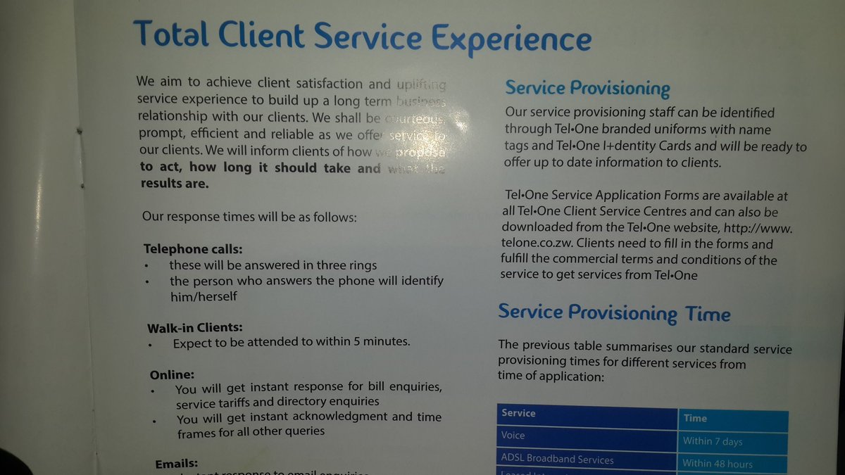 Techzim's tweet image. #Twimbos @TelOneZW is promising a huge improvement in service #FasterResponse