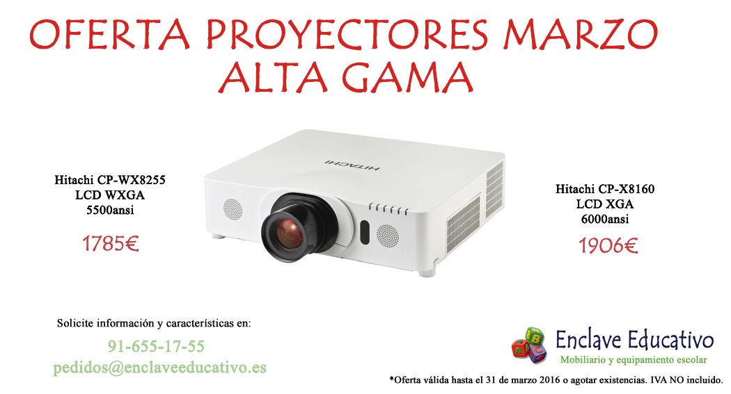 Enclaveeducativ's tweet photo. Marzo: Mes de oferta en Audiovisuales.
Proyectores Alta Gama.
https://t.co/pIp1E5s8JC https://t.co/zEOxcoB95l