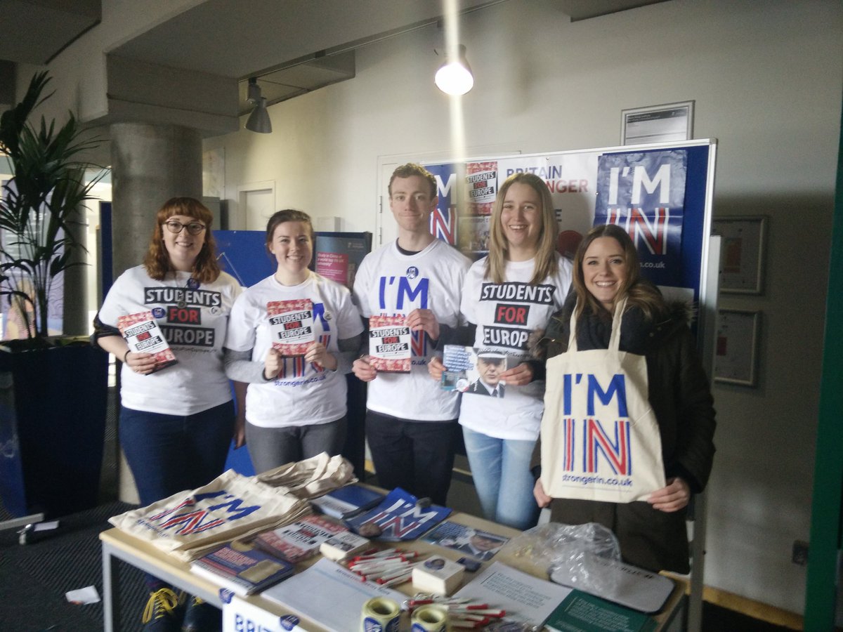NottsS4E's tweet photo. Our team is in the Exchange building on Jubilee campus until 2, come and find us! #StudentsIn @Students4Europe https://t.co/XAdcGKrXD7
