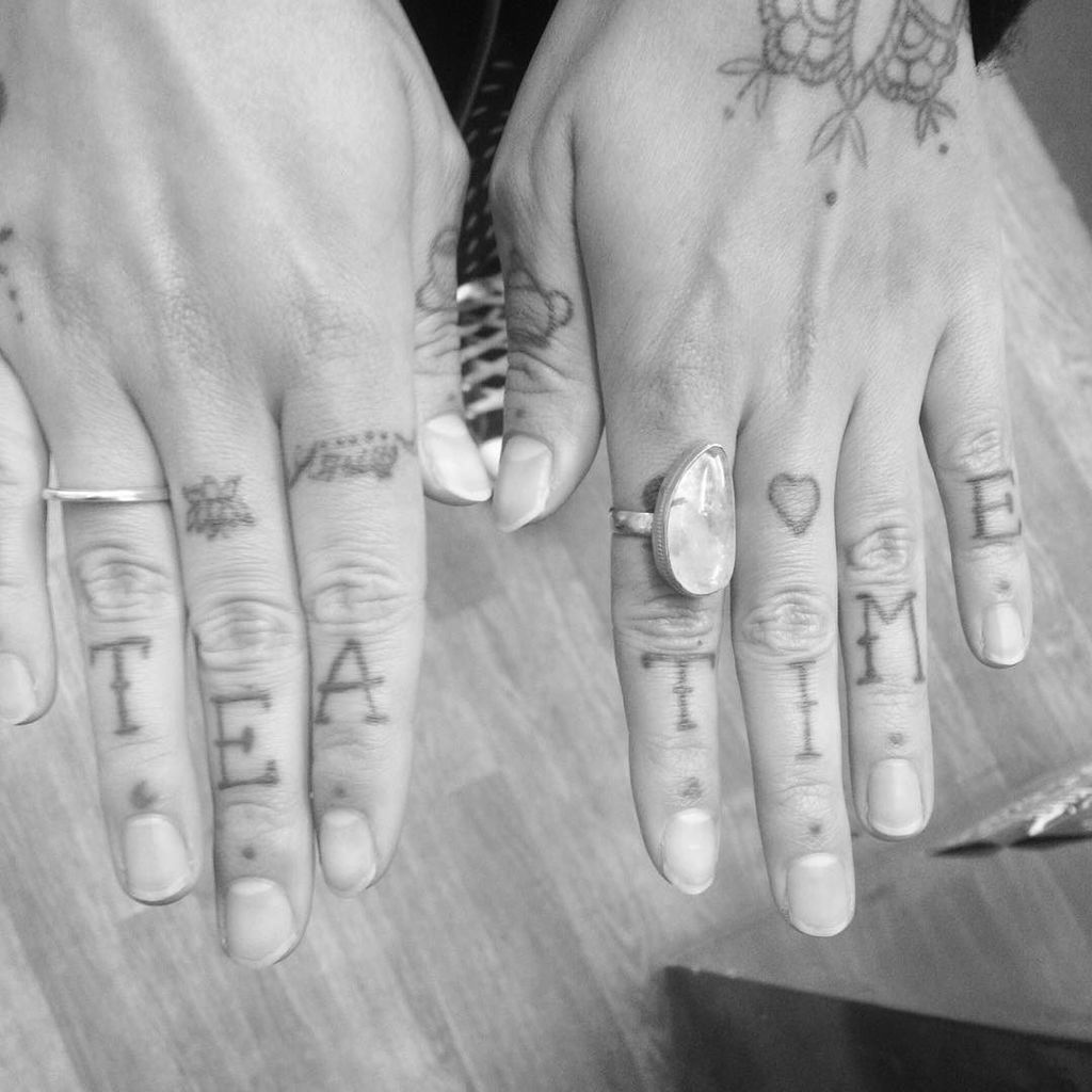 White ink perfection. Serendipity. White tattoo. Finger tattoo. Tiny tattoo.