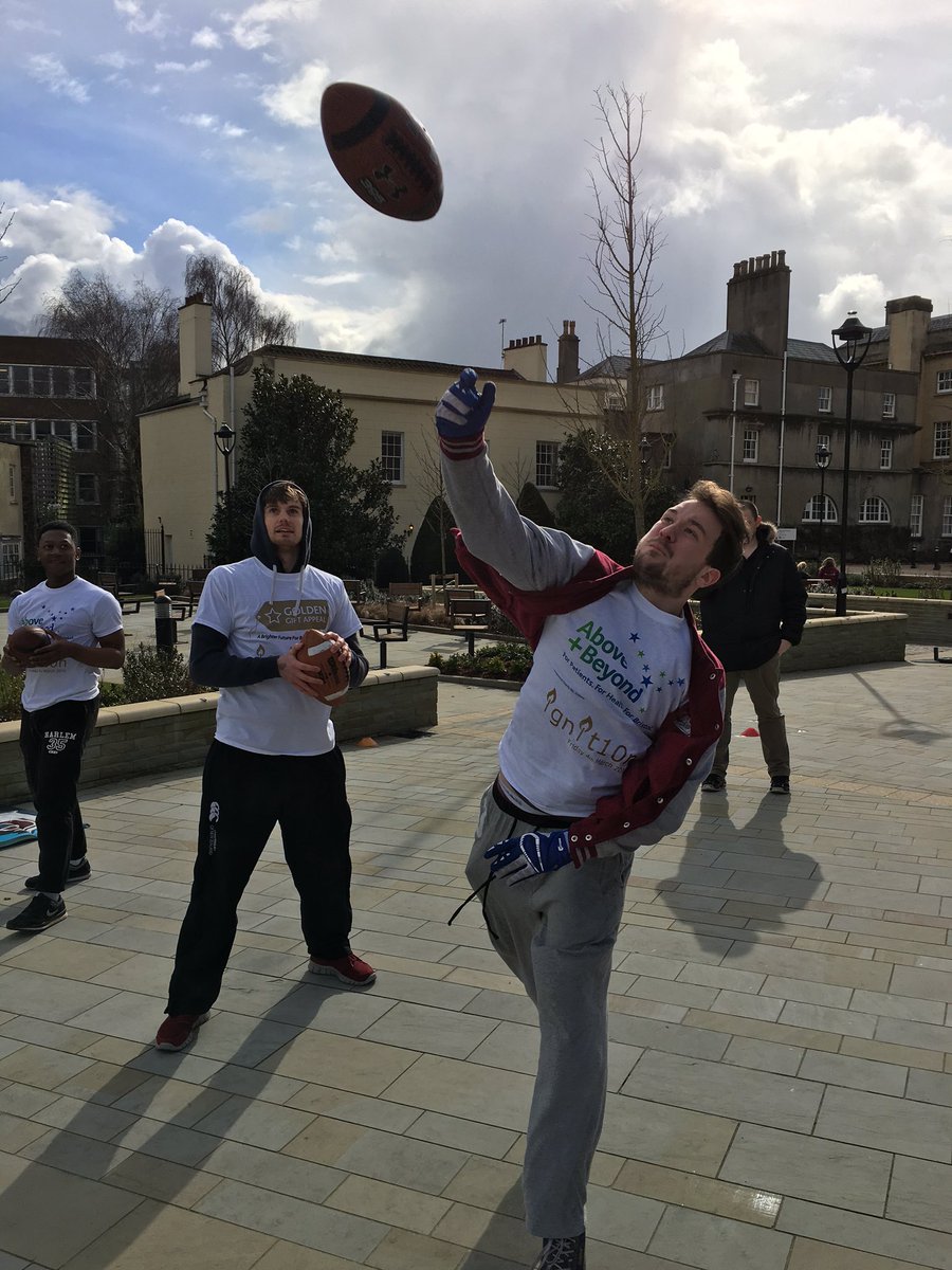 BristolCuda's tweet photo. QB masterclass during @ignit10nBristol, with our very own @siberry94! #passathon #cannonarm # https://t.co/ZM9oCyIMkR