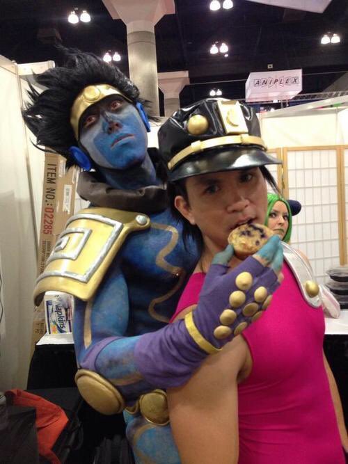 My Jotaro Kujo cosplay (with Star Platinum) ^ ^/ : r/StardustCrusaders