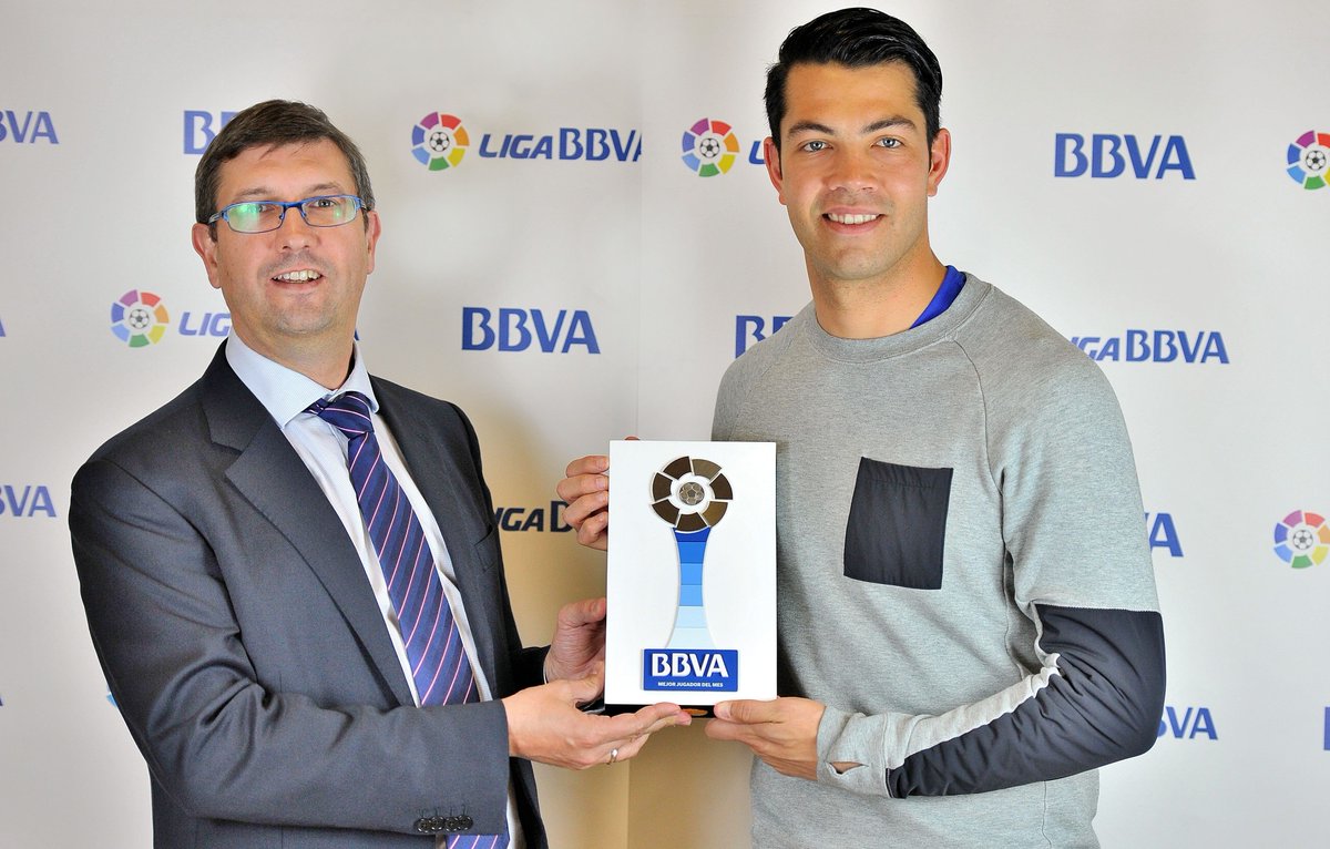 LaLiga's tweet photo. .@MikuFedor, elegido Mejor Jugador del Mes de febrero en Liga BBVA. https://t.co/W33S0Dw3Te #LaLiga https://t.co/GsiD3q91vv