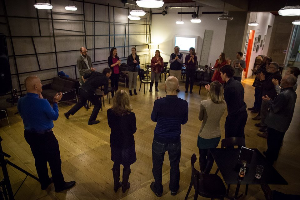 Ldn_Sinfonietta's tweet image. Check out some great images from Wednesday night&apos;s #ClappingMusicApp workshop and minimalism concert @Nottm_Contemp