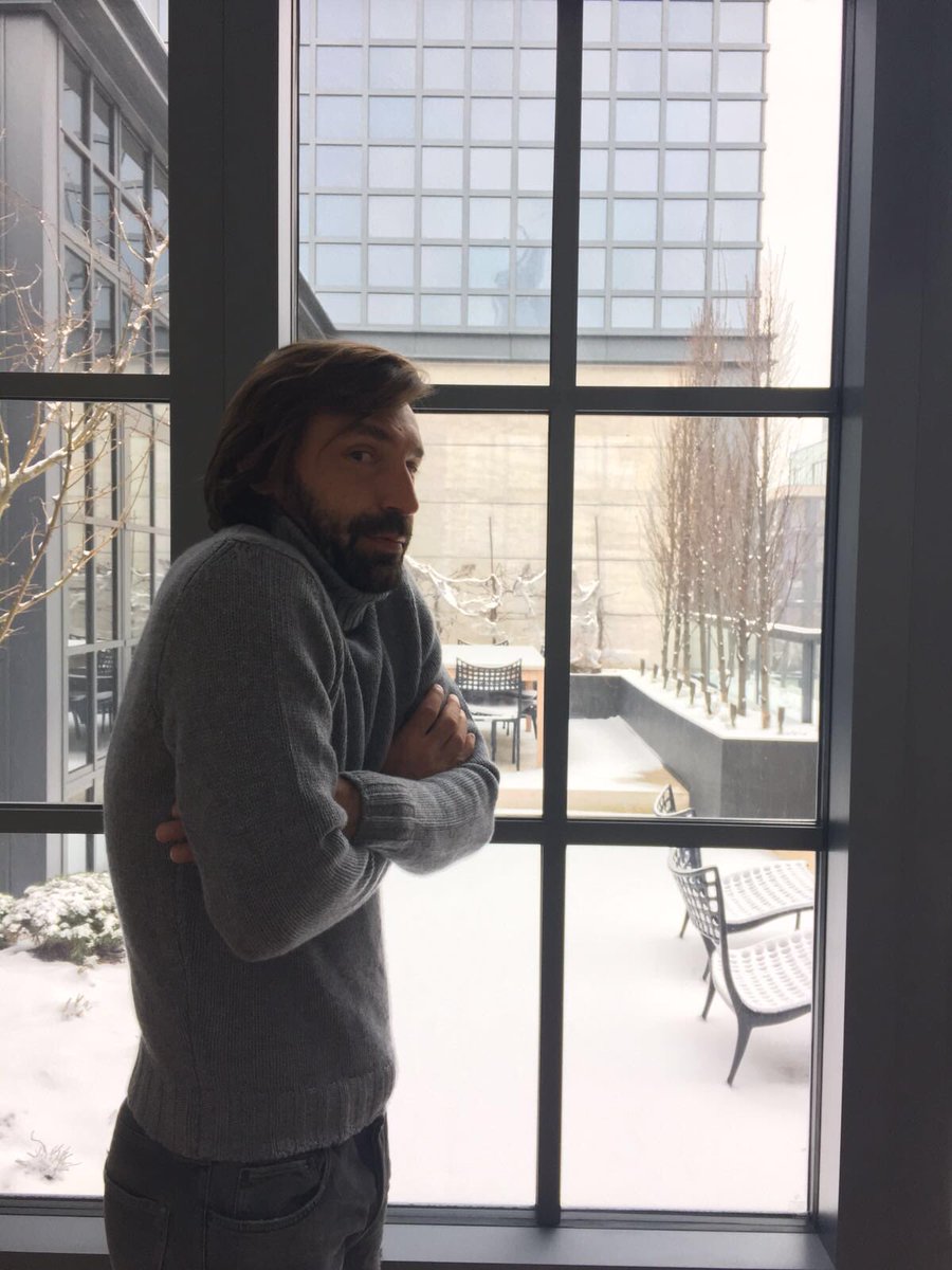 Pirlo_official's tweet photo. Brrrr....❄️⛄️❄️ #nyc #snow #pirlostyle https://t.co/3wqbupdWG4