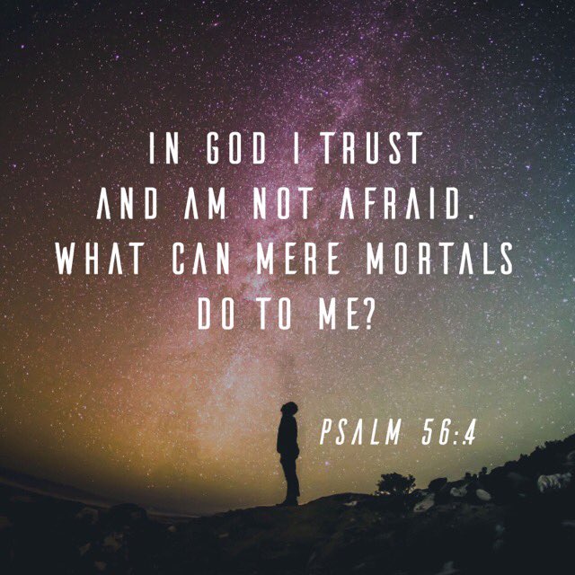 #Trust Psalm 56:4 #TheBible