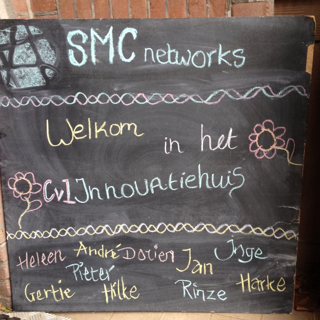 Welkom <a href="/DorienvanDoorn/">Dorien van Doorn</a> en collega's in #Innovatiehuis <a href="/Consortium_v_I/">Consortium voor Innovatie</a>