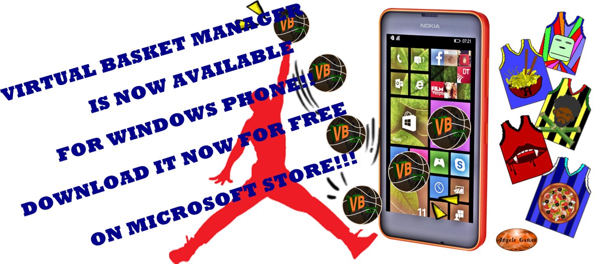 InfoVbmm's tweet photo. Virtual Basket Manager on your Windows Phone!! Download it for FREE!!
https://t.co/NP5F6LQkMD
#basket #windowsphone https://t.co/PWXbBMOVu5