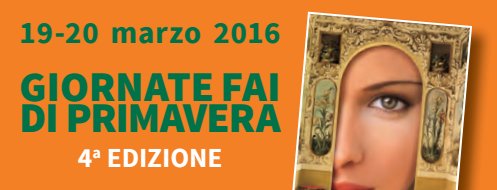 faiswiss's tweet photo. Tornano le tanto attese Giornate Fai di Primavera!
Gli eventi @faiswiss saranno molti, save the dates: 19-20 Marzo! https://t.co/1WsKzuKQFX