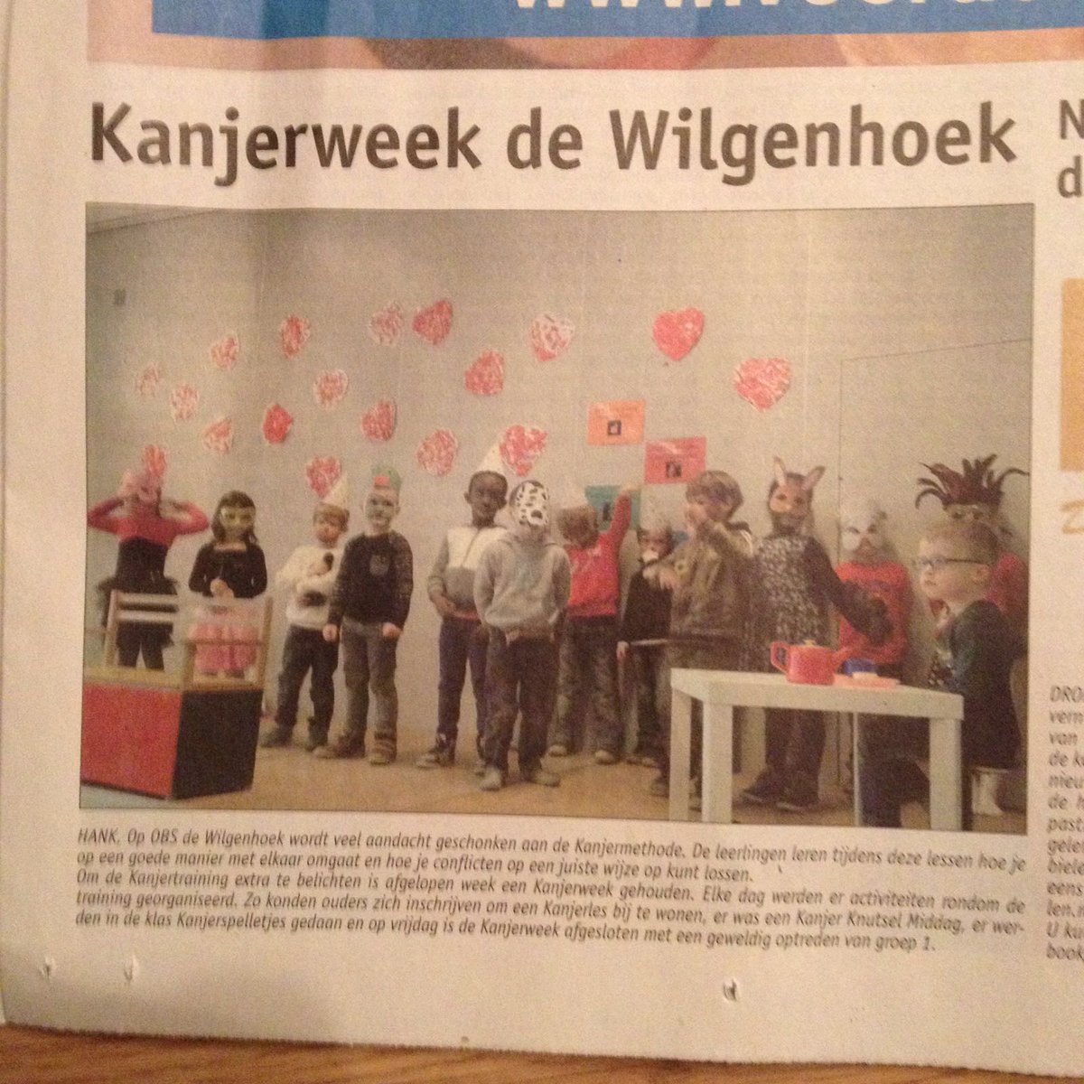 Mooie afsluiting van de #kanjerweek op <a href="/obsdewilgenhoek/">obs de wilgenhoek</a> #Hank. Een goede basis in omgang met elkaar! <a href="/Kanjertraining/">Kanjertraining</a>