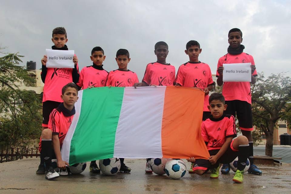 GazaAI1's tweet photo. See the Al Helal kids who are coming to Ireland to play footie this summer! Pls donate here: https://t.co/0XoKfmERiD https://t.co/AWVQfXy7DH