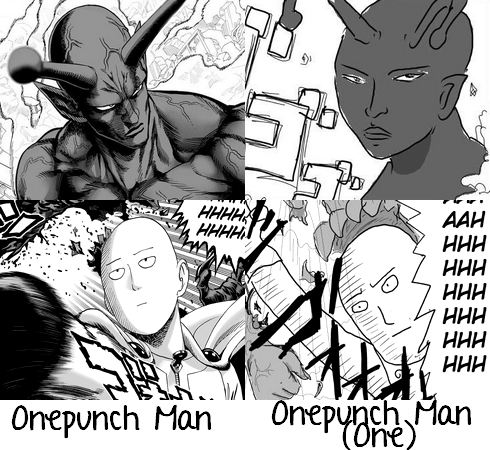 Teutron Wow One Punch Man Was Originally A Poorly Drawn Ms Paint Webcomic That S Pretty Darn Inspiring Twitter