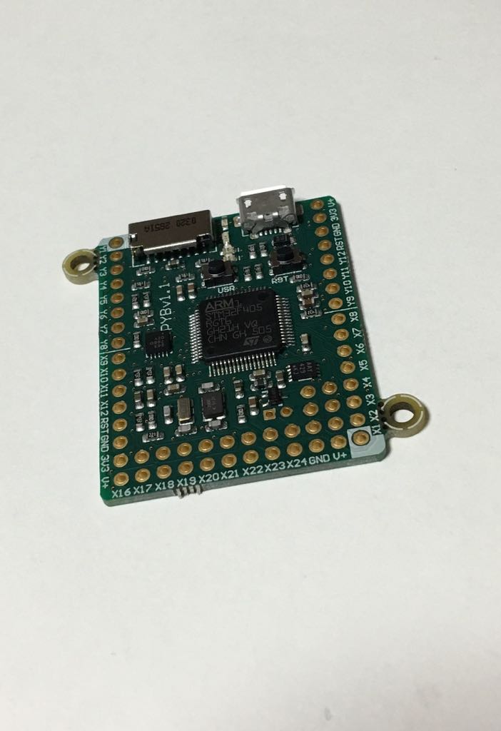 Ki_chi's tweet image. pyboard届いてた！ #pyboard