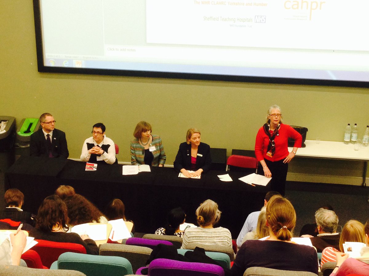 CATCHshef's tweet photo. Prof Sue Mawson chairing the final session on meeting the funders  #researchAHP https://t.co/yhWvqtg3NX
