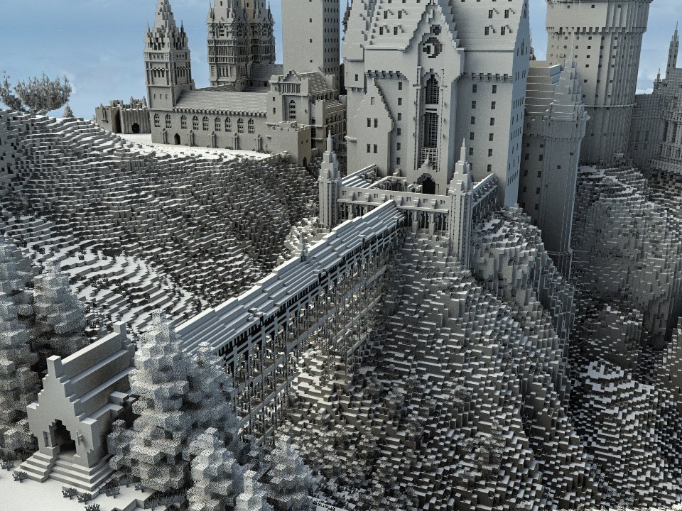 jstoeckm2's tweet photo. no tex render of HW wooden bridge/hospital wing with some ambient occlusion https://t.co/wunWaNJiql
