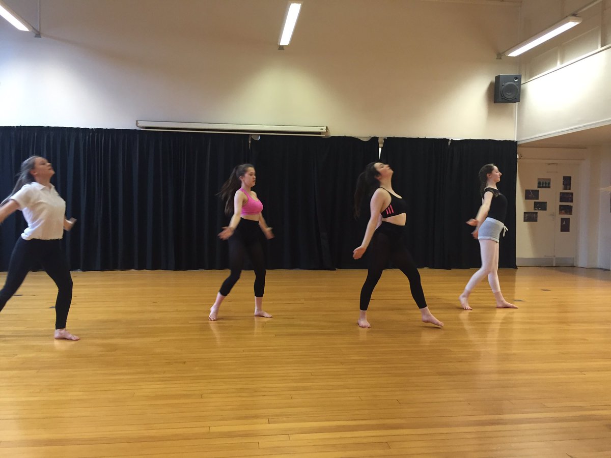SandhighDance's tweet photo. Very productive A-Level dance rehearsal day thank you to all involved @SandbachCollege https://t.co/f4bG9QcIO6