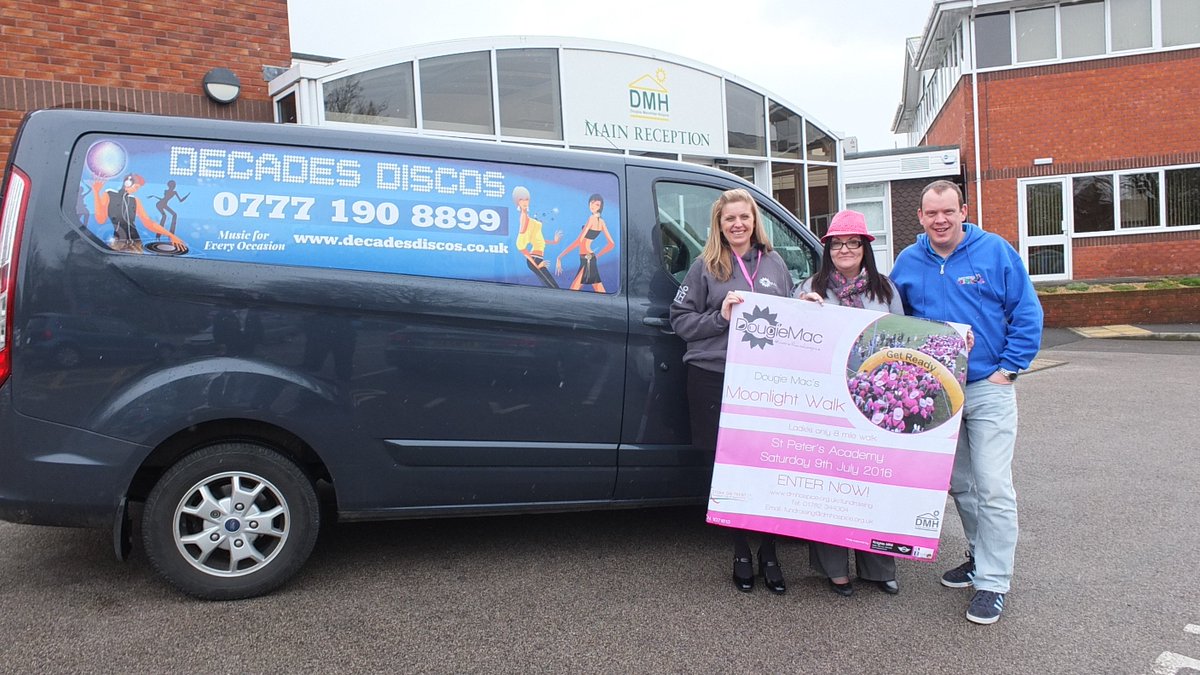 DougieMacStoke's tweet photo. Delighted to have @decadesdisco on board for this year's #MINIMoonlightWalk what tunes do you want them to play? https://t.co/iEI2LEo2HH