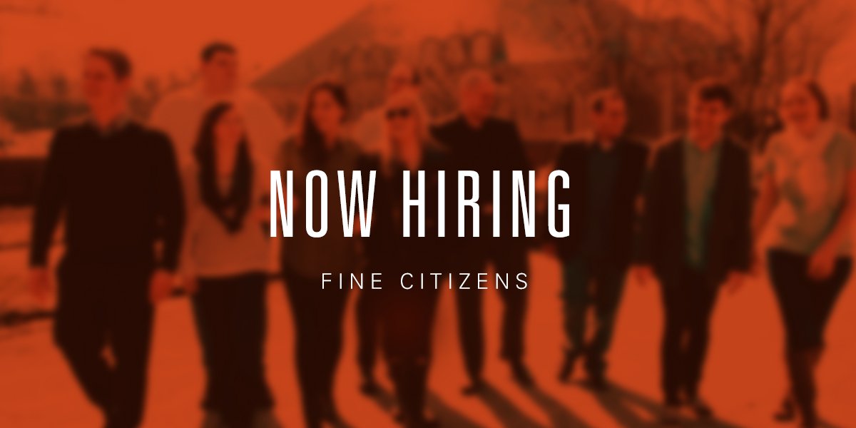 Are you a  #jrdev or #copywriter looking to join a passionate creative team? We're hiring! bit.ly/1OVbA5c