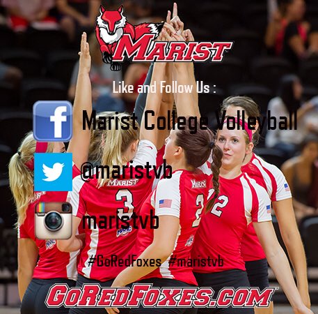 CoachAmundson's tweet image. Show my team some love!          Give @Maristvb a follow. #RedFoxVB #MaristVB #GoRedFoxes