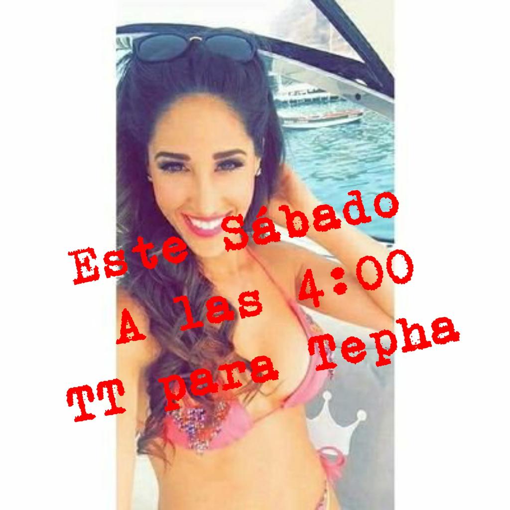 TephaYJota's tweet photo. Atentos mañana TT para Tepha a las 4:00 https://t.co/gA92fdEwRI
