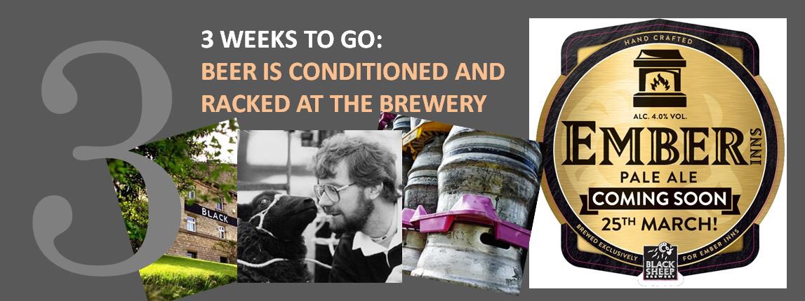 Just 3 weeks to go until our very own Ember Inns Pale Ale launches!! Brewed specially by <a href="/BlackSheepBeer/">Black Sheep Brewery</a> <a href="/EmberInns/">Ember Inns</a>