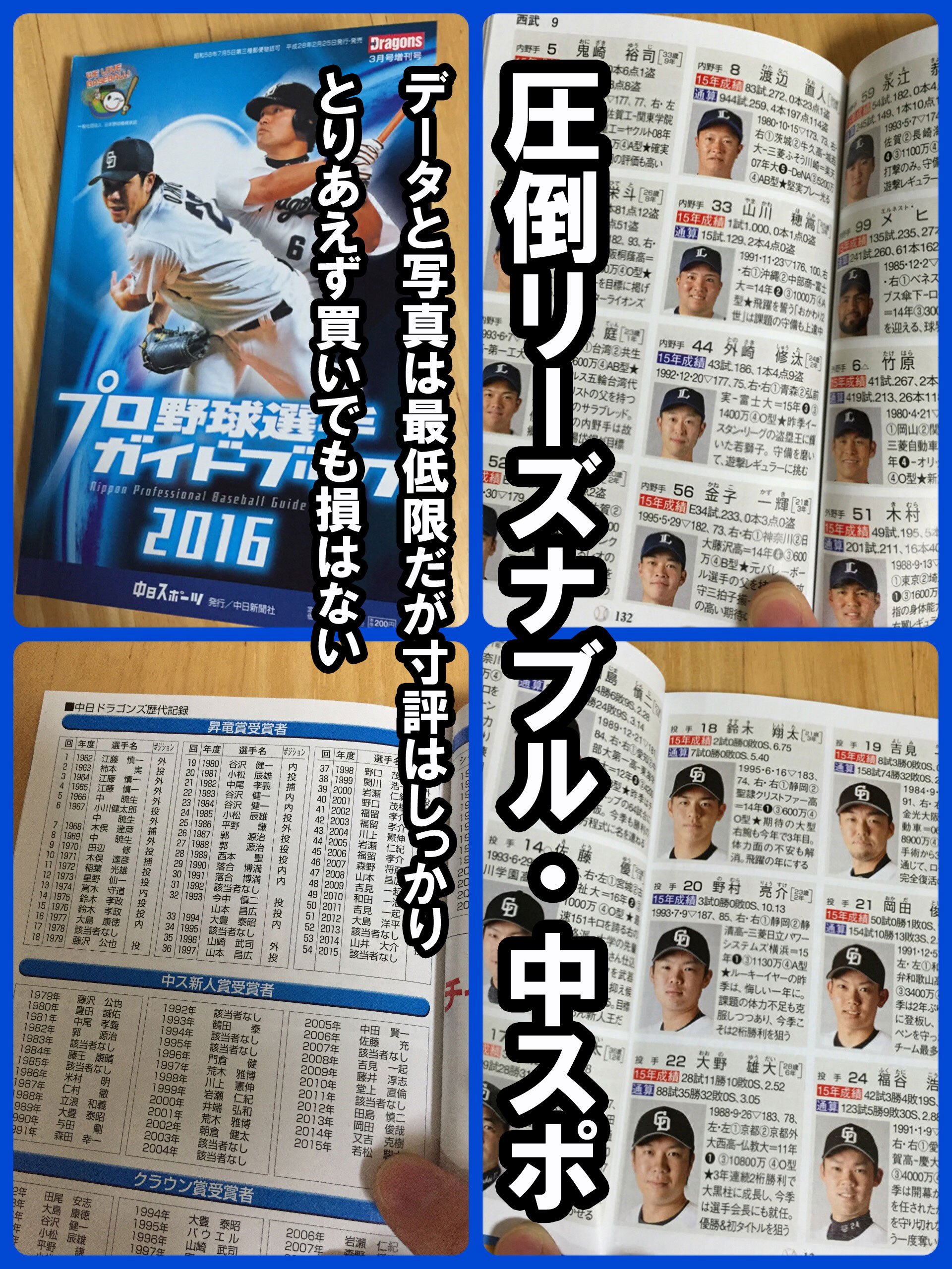 16プロ野球選手名鑑 Twitter Search Twitter