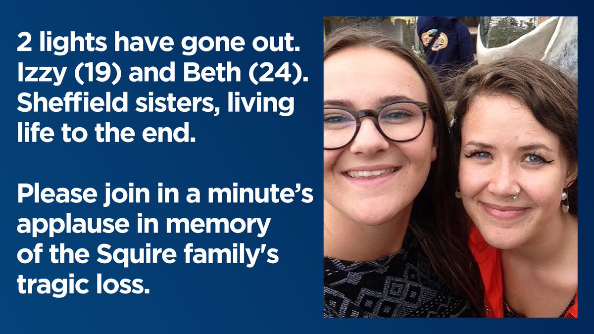 Please join us tomorrow on the 19th minute when we pay our respects to Wednesdayites Izzy and Beth #swfc